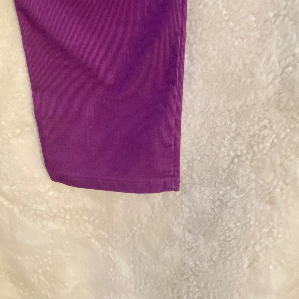 LOFT modern straight corduroy pants, magenta pink, size 24 petite - Picture 16 of 16